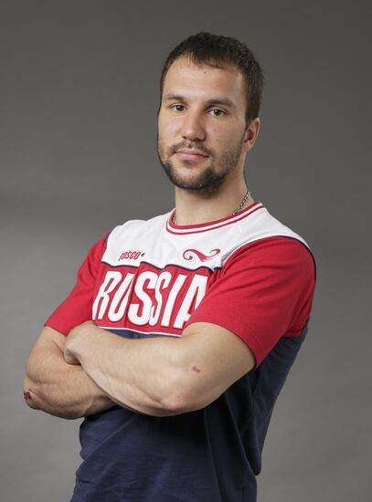 Members of Russian Olympic BMX-racing team