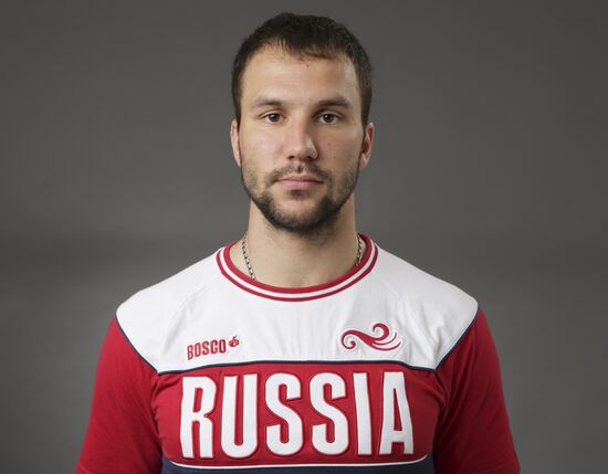 Members of Russian Olympic BMX-racing team