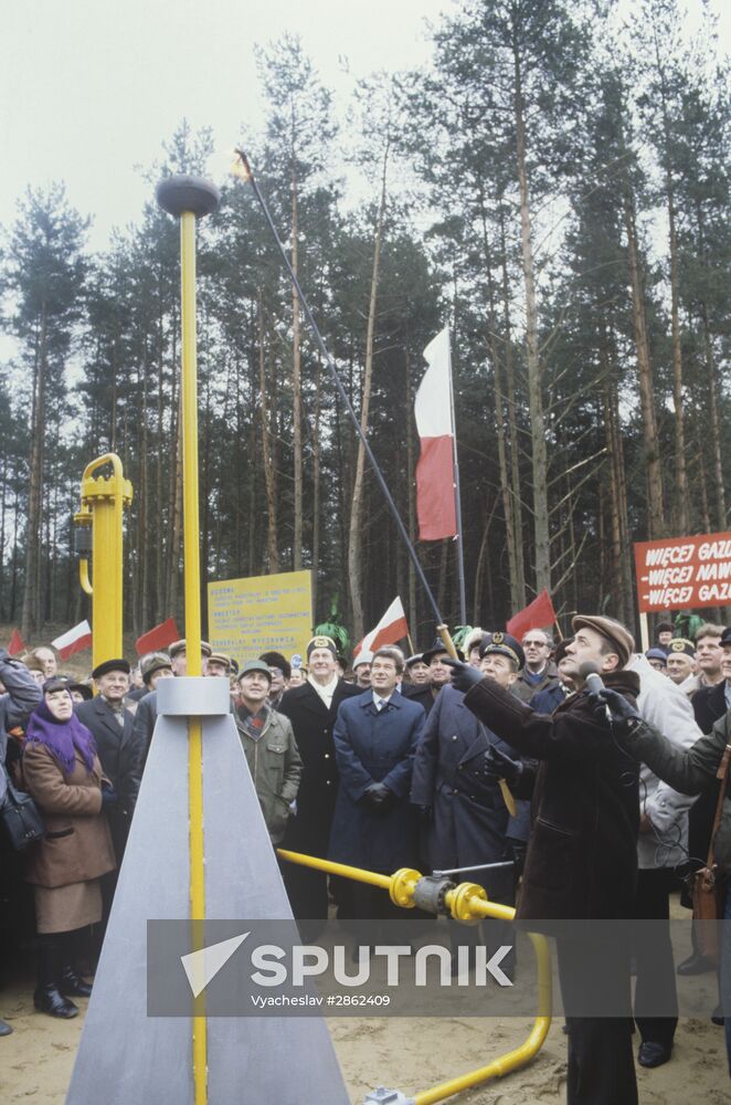 Kobrin-Brest-Warsaw gas pipeline