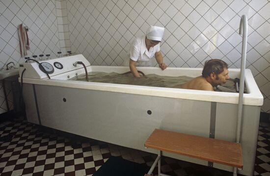 Shakhtyor health resort in Truskavets