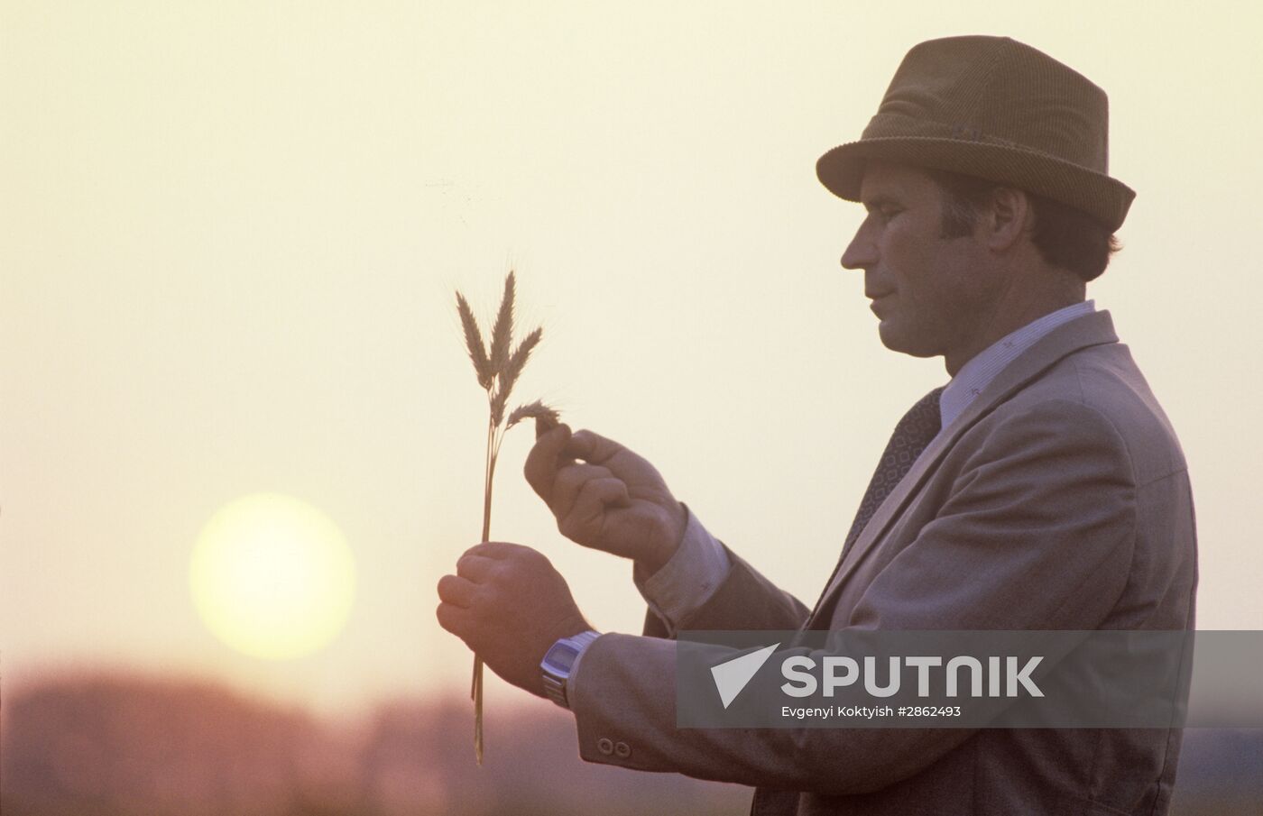 Collective farm chairman Genrikh Tretyak