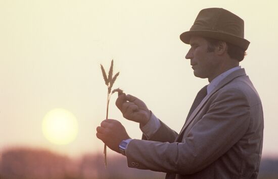 Collective farm chairman Genrikh Tretyak