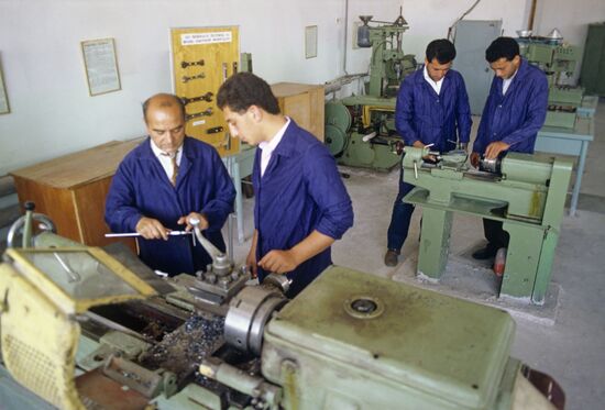 Vocational training state farm in Armenia's Lori Region