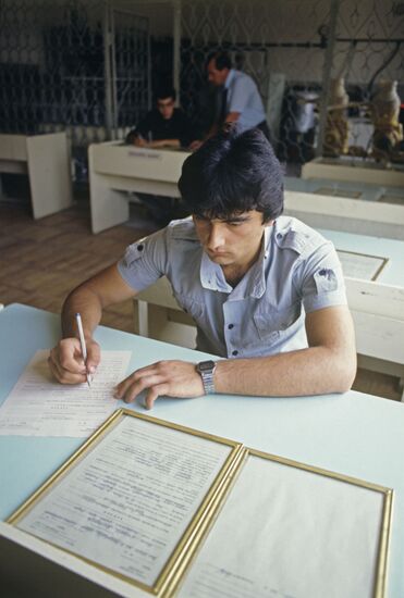 Vocational training state farm in Armenia's Lori Region
