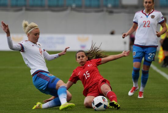 Football. UEFA Women's EURO 2017 quialifier. Russia vs. Turkey