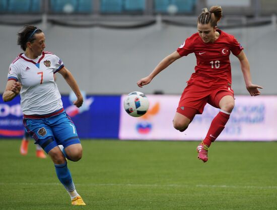 Football. UEFA Women's EURO 2017 quialifier. Russia vs. Turkey