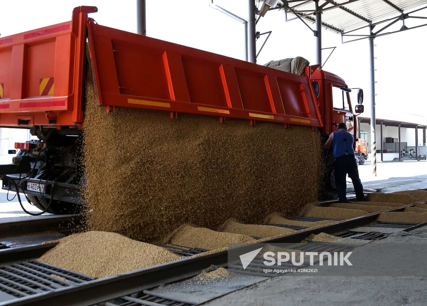 Soybean processing at Amuragrotsentr