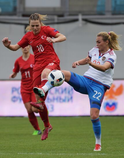 Football. UEFA Women's EURO 2017 qualifier. Russia vs. Turkey