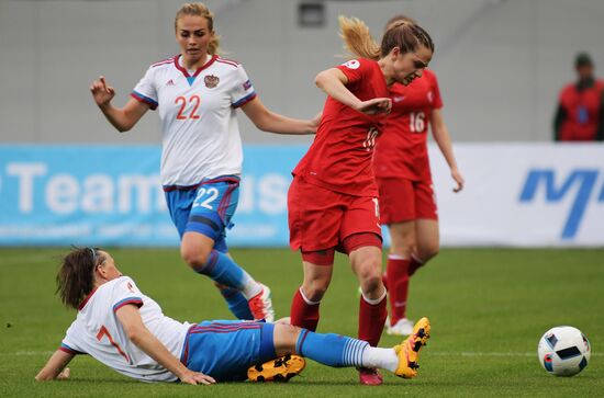 Football. UEFA Women's EURO 2017 qualifier. Russia vs. Turkey