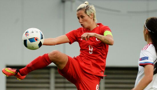 Football. UEFA Women's EURO 2017 qualifier. Russia vs. Turkey