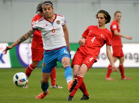 Football. UEFA Women's EURO 2017 qualifier. Russia vs. Turkey