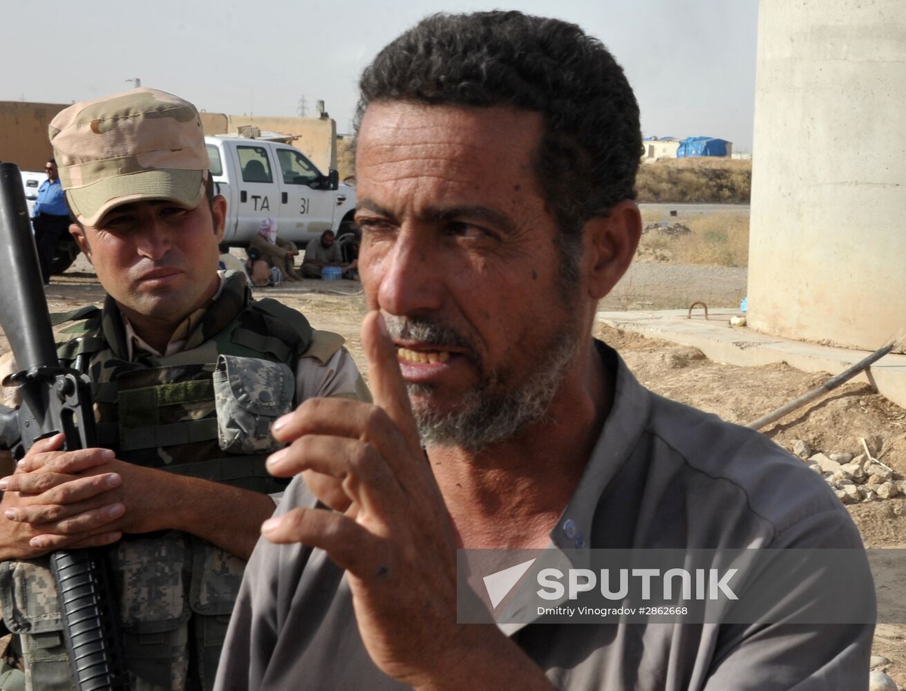 Refugees from ISIS-occupied lands come to Kirkuk in Iraq