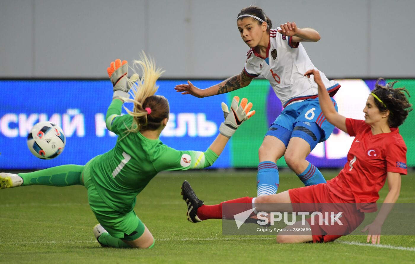 Football. UEFA Women's EURO 2017 quialifier. Russia vs. Turkey