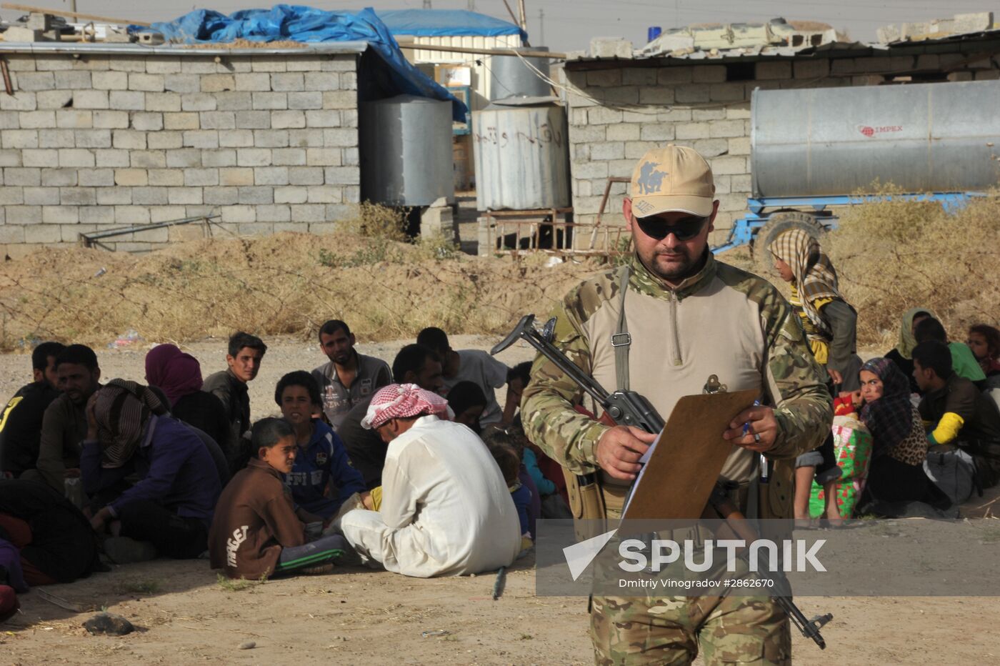 Refugees from ISIS-occupied lands come to Kirkuk in Iraq