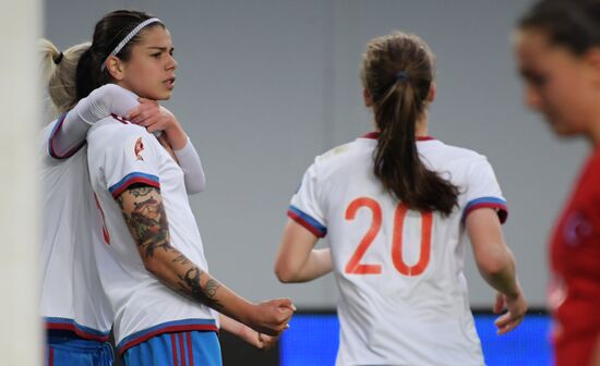 Football. UEFA Women's EURO 2017 quialifier. Russia vs. Turkey
