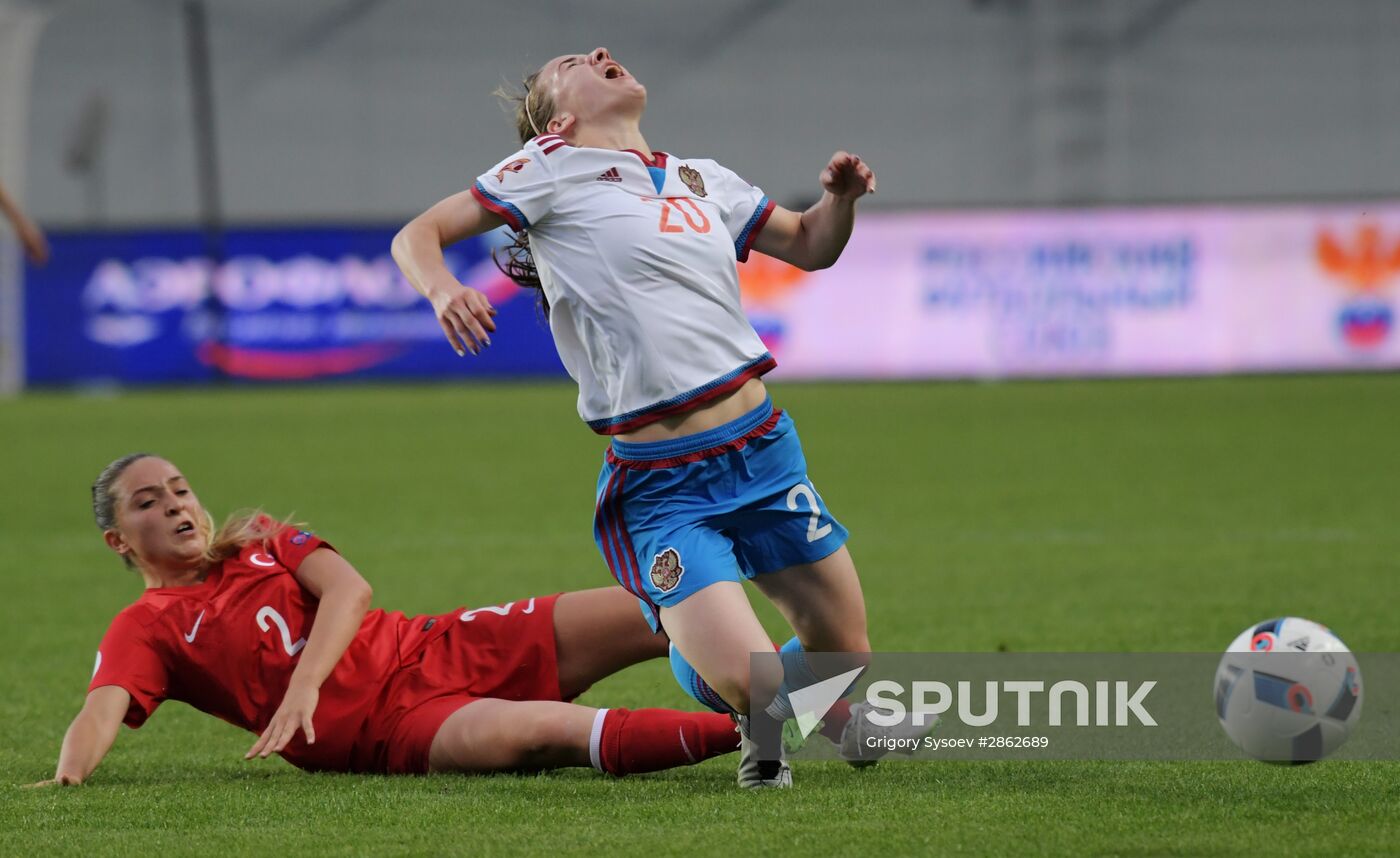Football. UEFA Women's EURO 2017 quialifier. Russia vs. Turkey