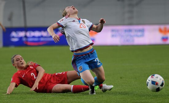 Football. UEFA Women's EURO 2017 quialifier. Russia vs. Turkey