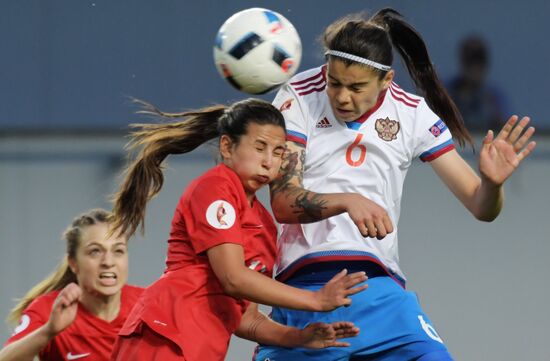 Football. UEFA Women's EURO 2017 quialifier. Russia vs. Turkey