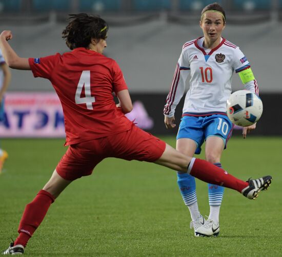 Football. UEFA Women's EURO 2017 quialifier. Russia vs. Turkey