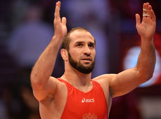 Greco-Roman wrestling. Russian championships. Day One