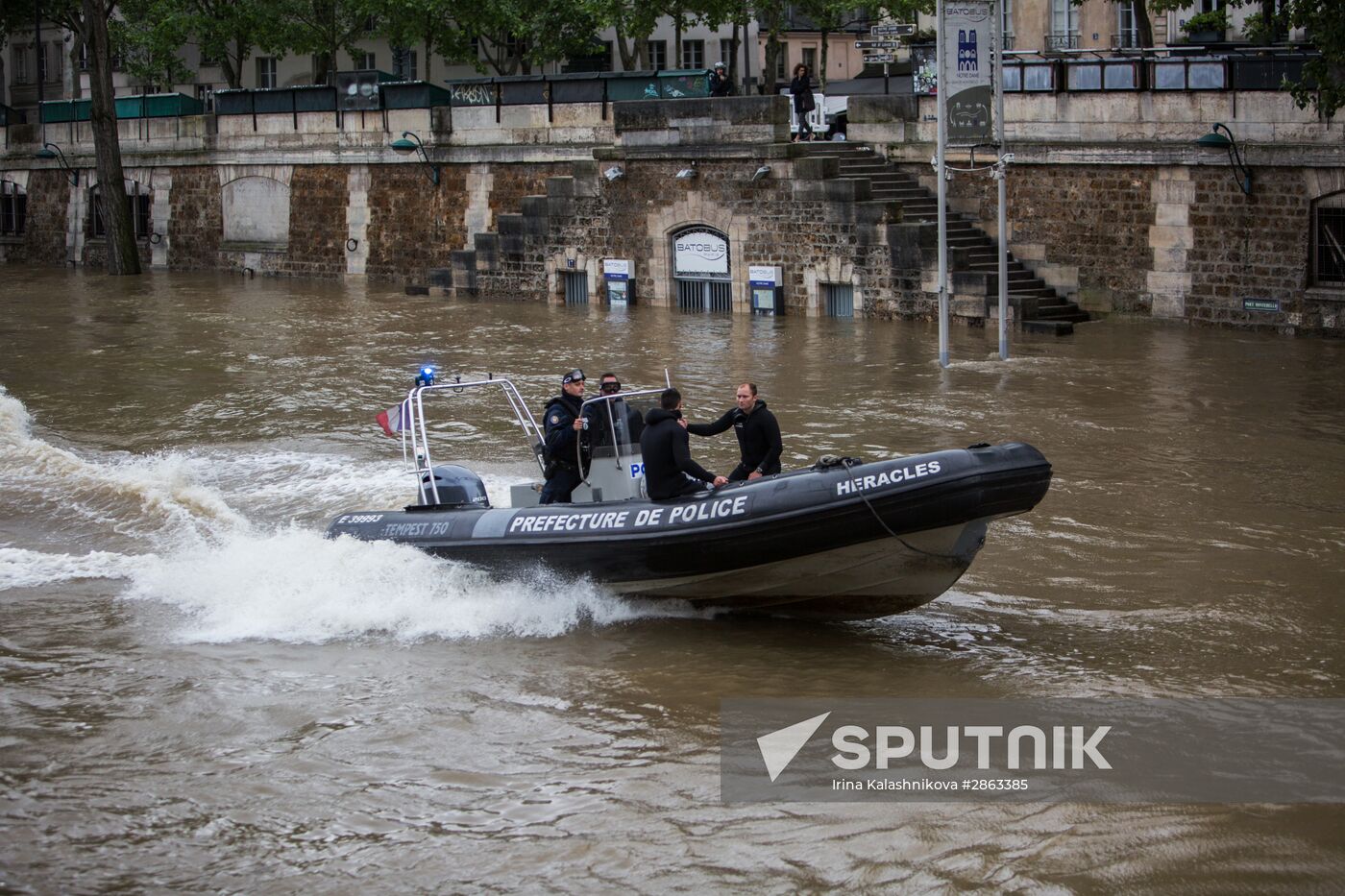 Flooding in Paris