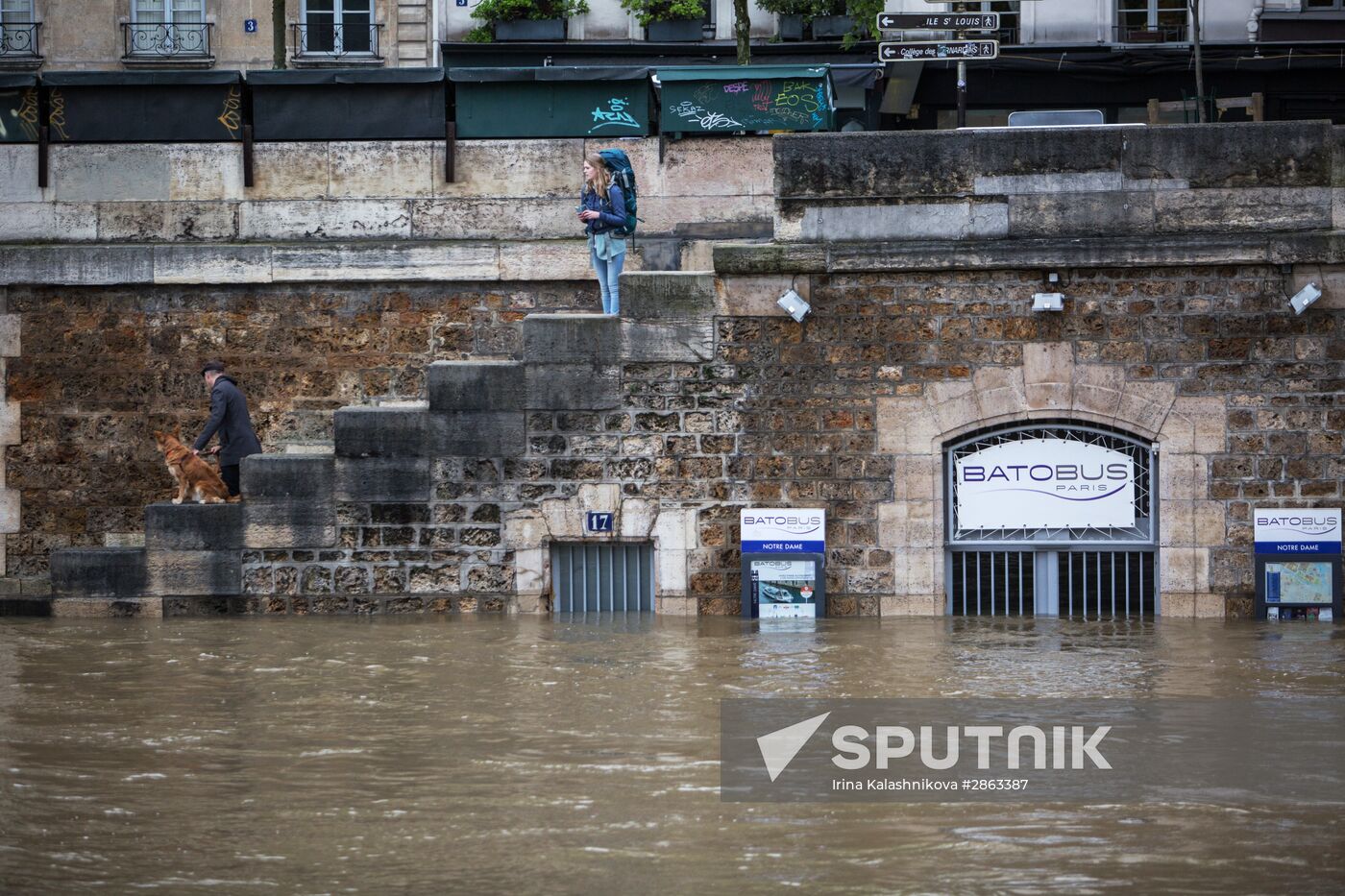 Flooding in Paris