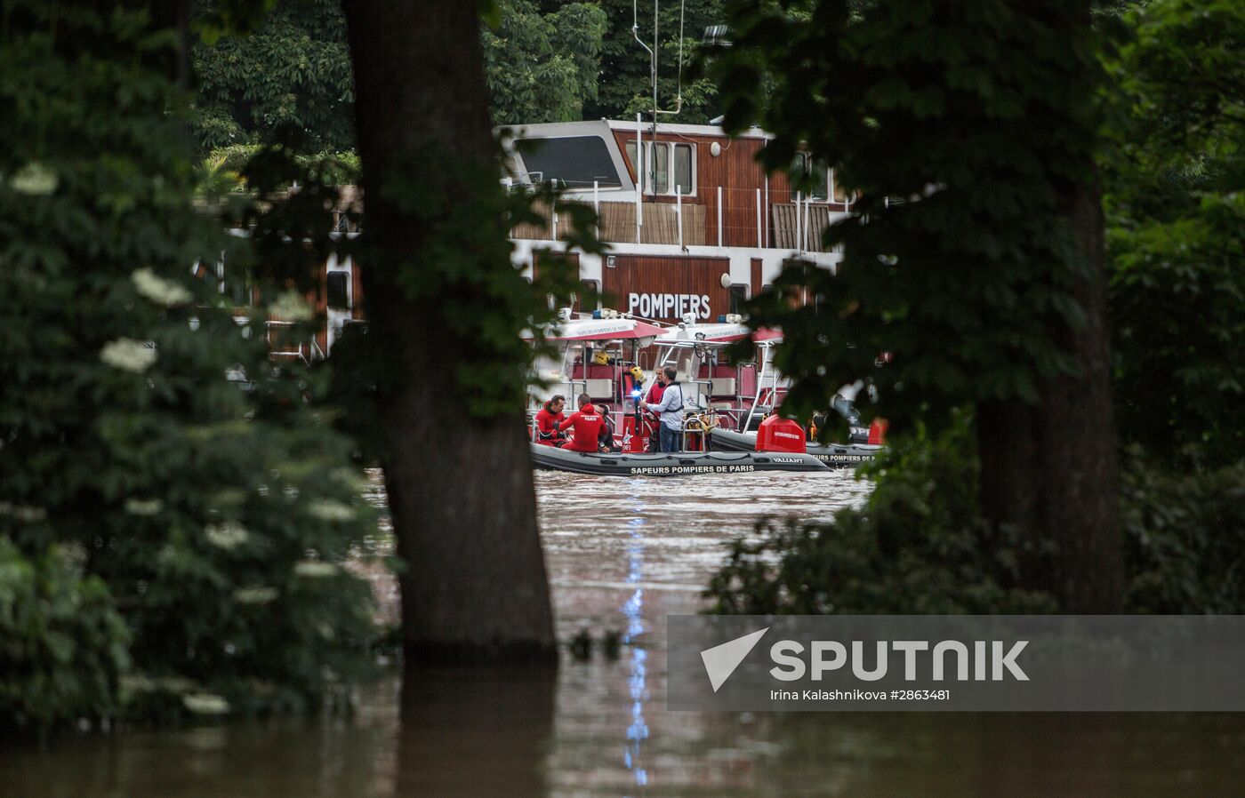 Flooding in Paris