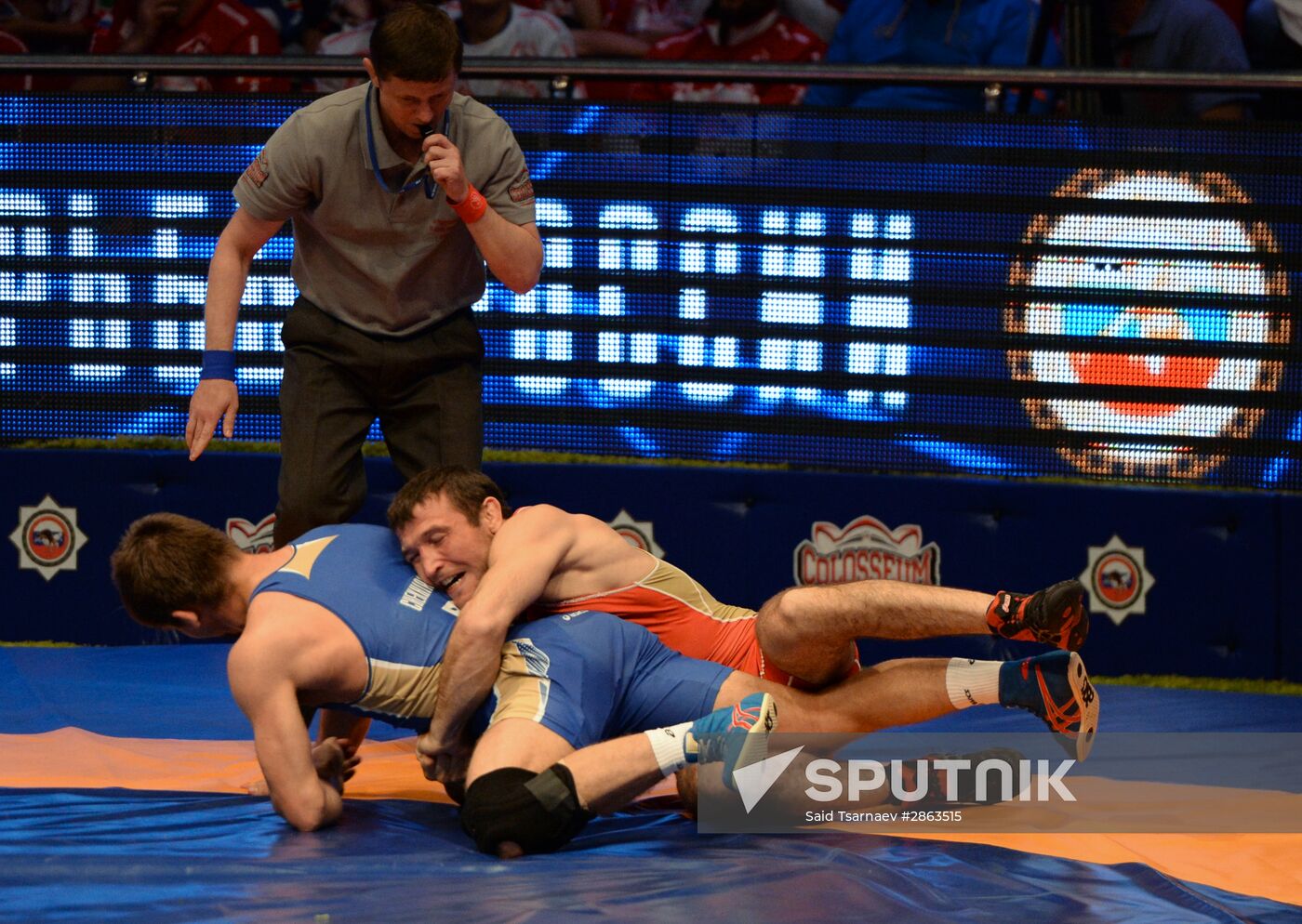 Russian National Greco-Roman Wrestling Championships. Day 1