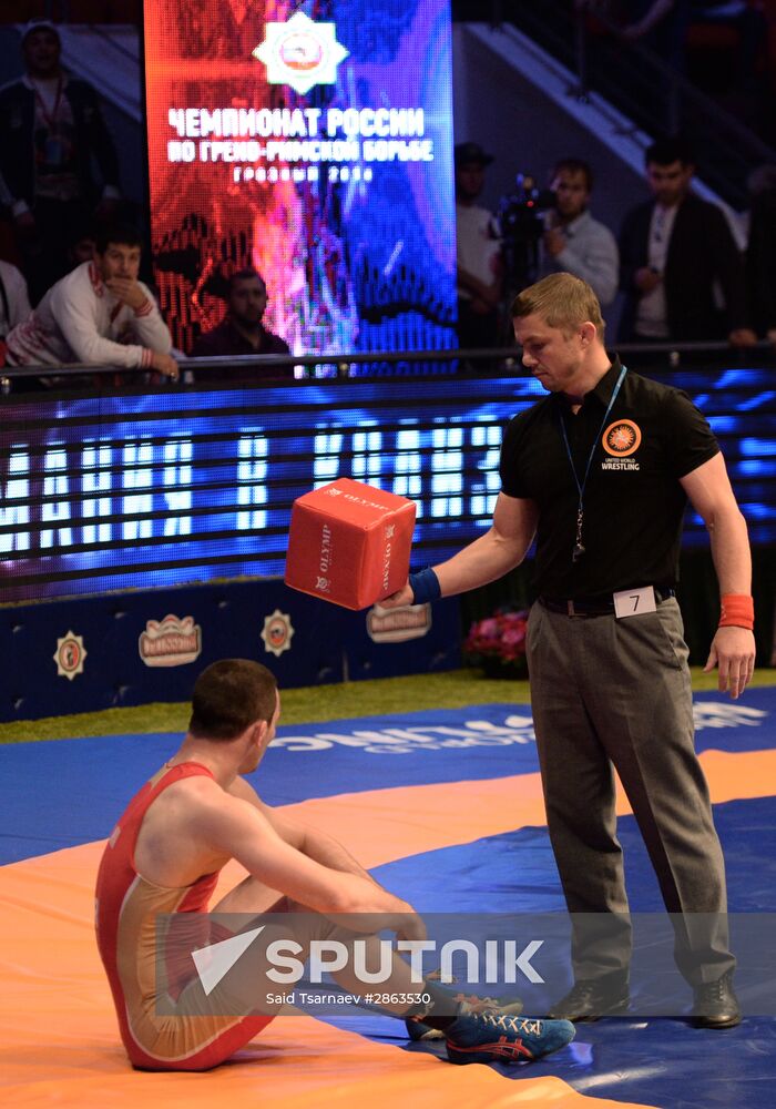 Russian National Greco-Roman Wrestling Championships. Day 1