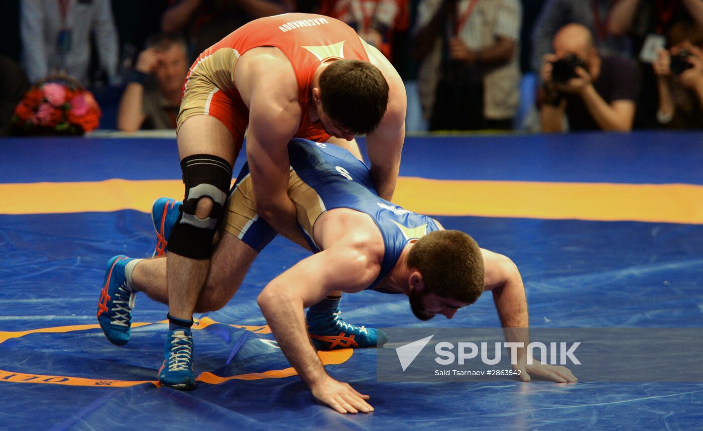 Russian Greco-Roman Wrestling Championships. Day 1