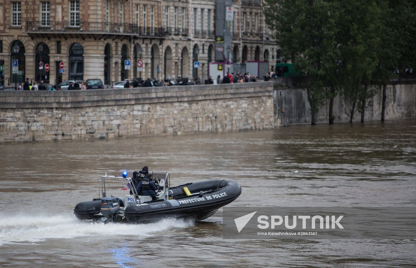 Flooding in Paris