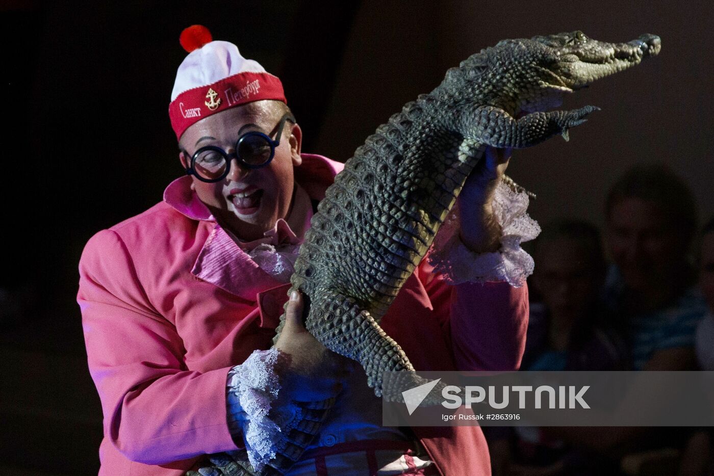 Water, Fire and Light Circus show in St. Petersburg