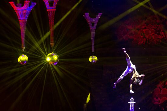 Water, Fire and Light Circus show in St. Petersburg
