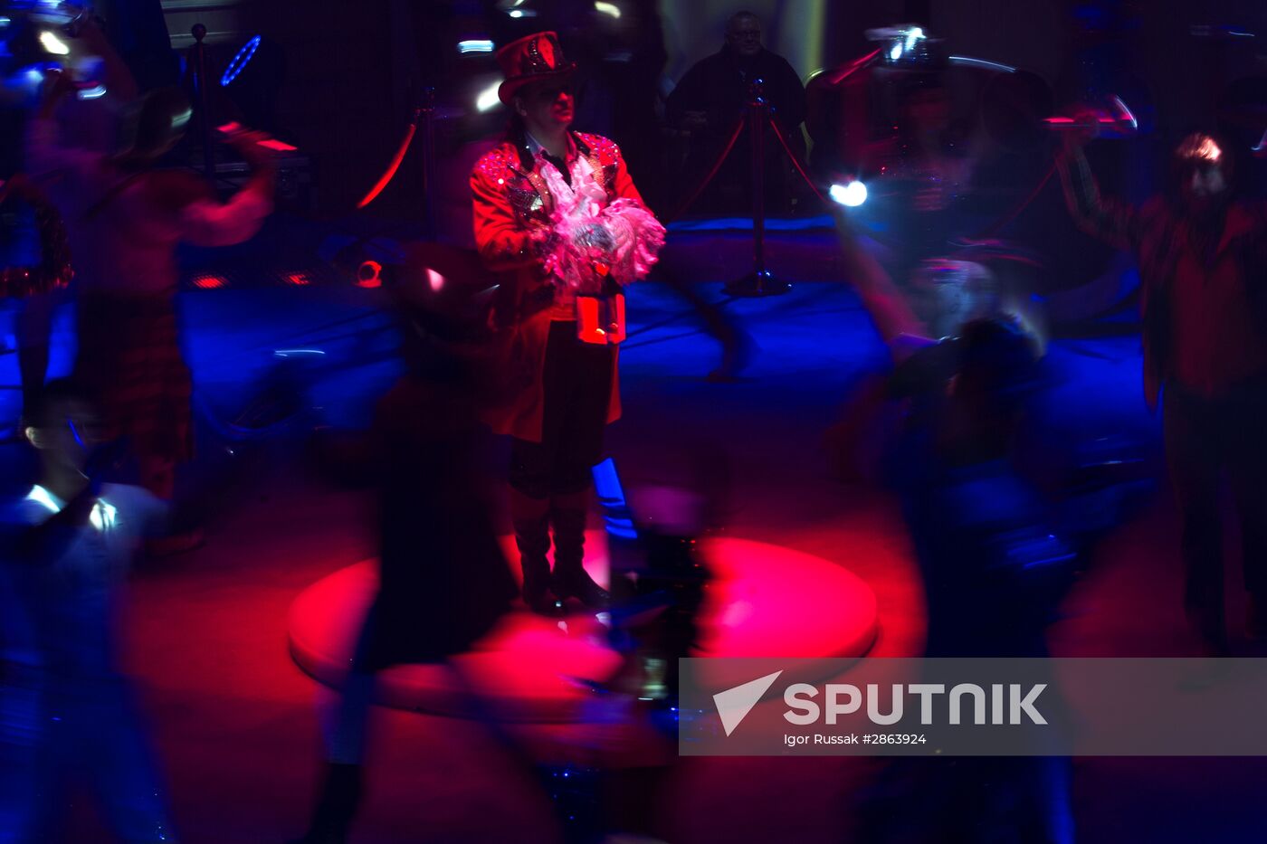 Water, Fire and Light Circus show in St. Petersburg