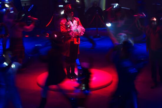Water, Fire and Light Circus show in St. Petersburg