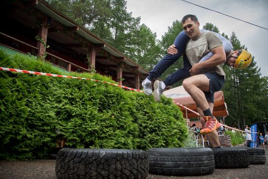 Wife Carrying Championship in Ufa