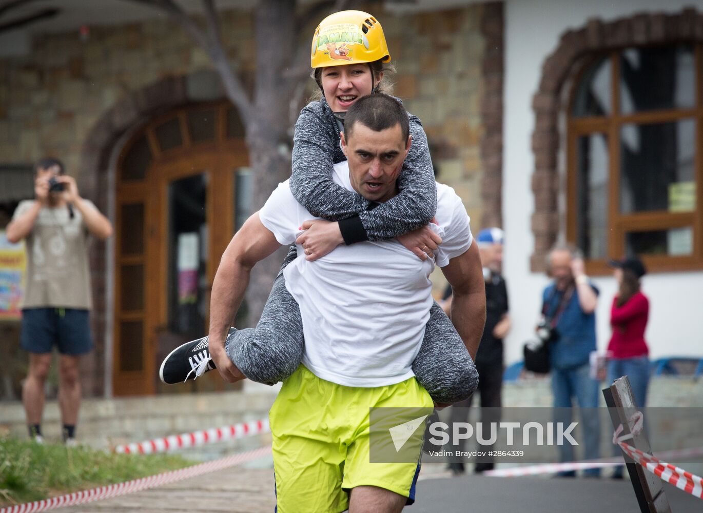 Wife Carrying Championship in Ufa