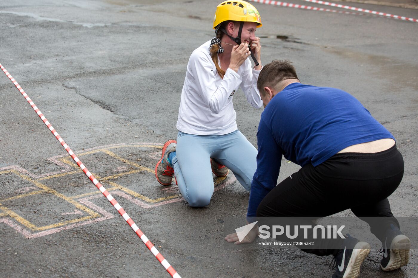 Wife Carrying Championship in Ufa