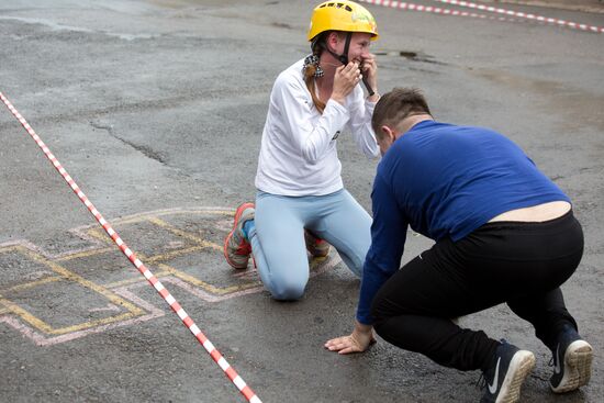 Wife Carrying Championship in Ufa