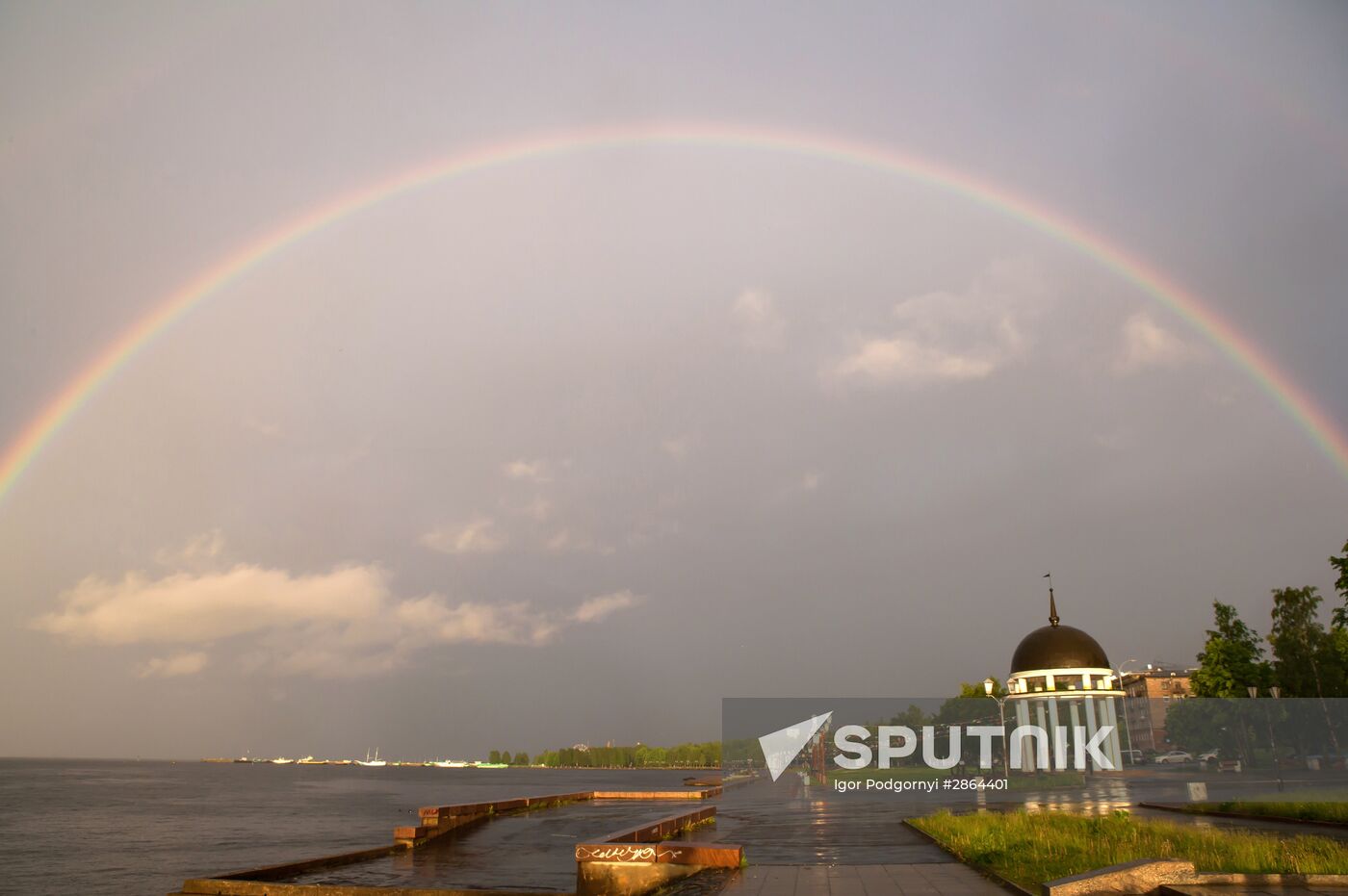 Onega Lake shoreline