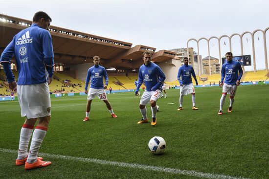 Russia vs. Serbia friendly football match