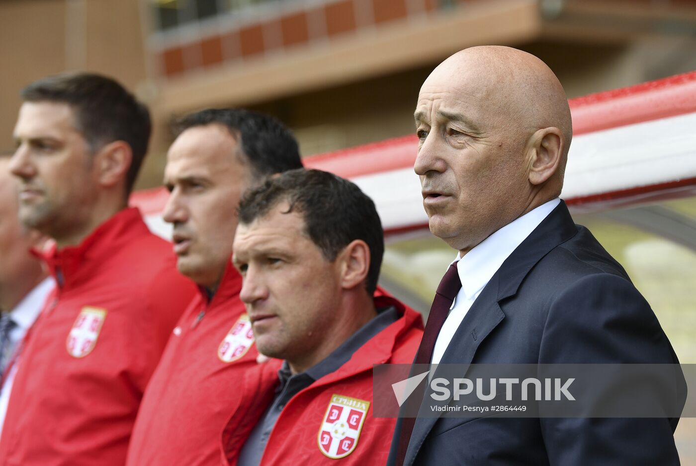 Russia vs. Serbia friendly football match