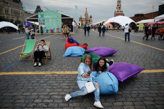 Moscow hosts "Red Square" book festival. Third day