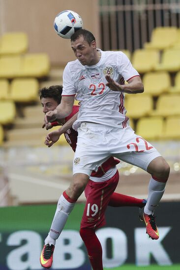 Russia vs. Serbia friendly football match