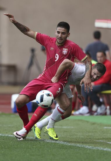 Russia vs. Serbia friendly football match