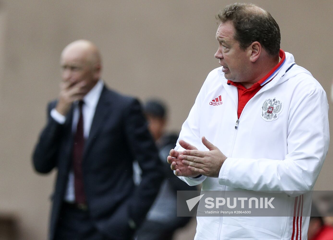 Russia vs. Serbia friendly football match