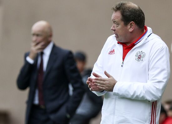 Russia vs. Serbia friendly football match