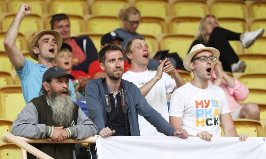 Russia vs. Serbia friendly football match