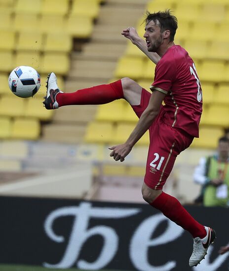 Russia vs. Serbia friendly football match