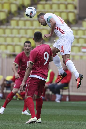 Russia vs. Serbia friendly football match